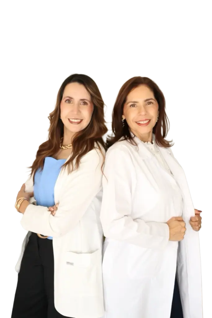 Nutriólogas Ilse Zurita y Claudia Ramos